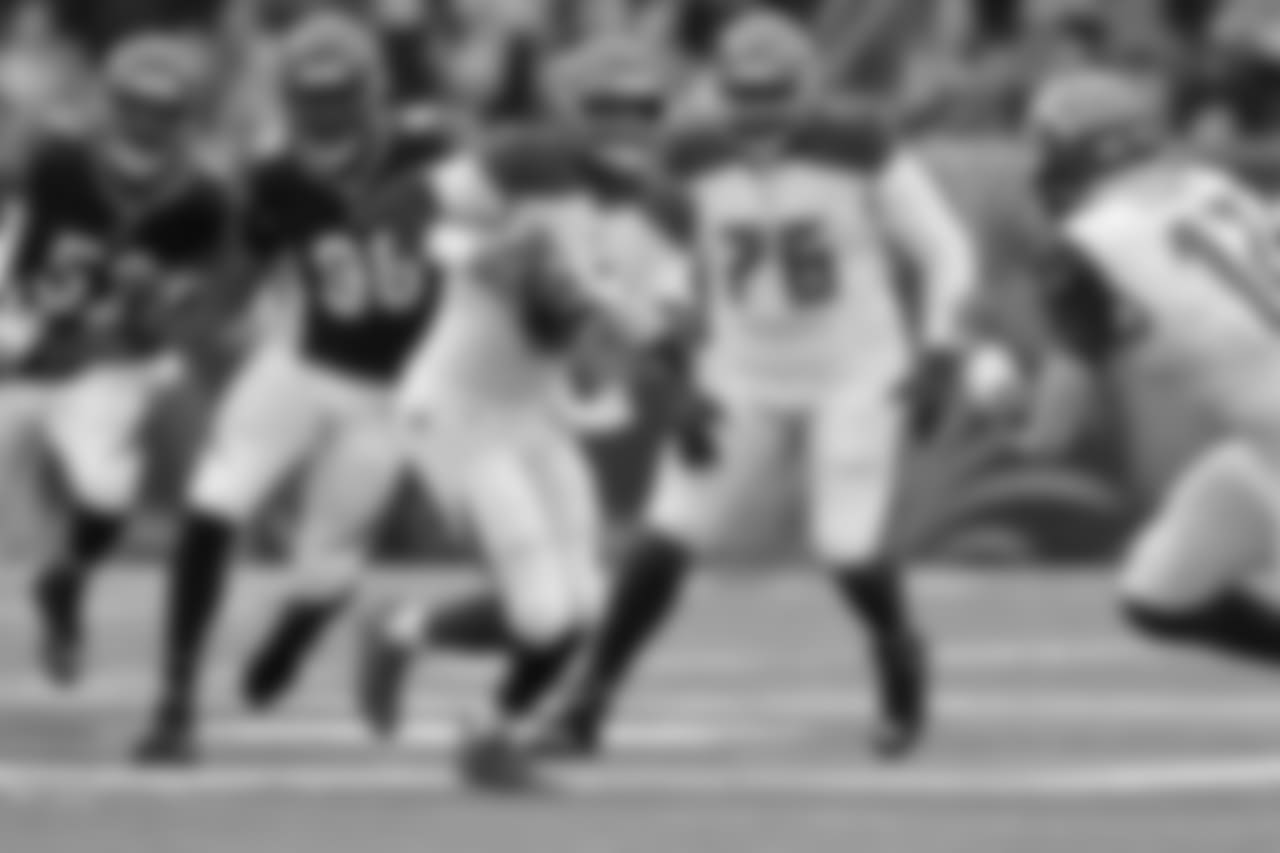 QB Jameis Winston, No. 3, WR Chris Godwin, No. 12 and T Donovan Smith, No. 76
