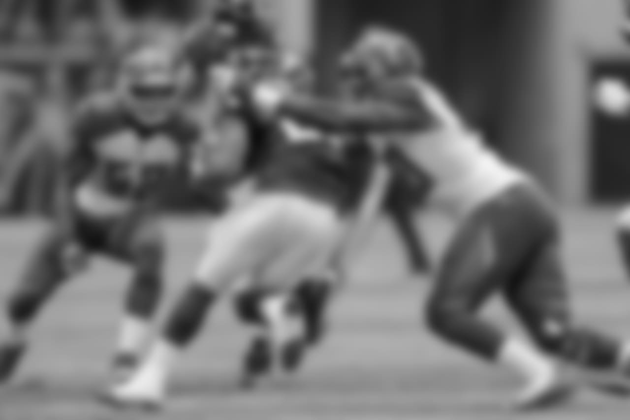 LB Kwon Alexander, No. 58 and DE Jason Pierre-Paul, No. 90