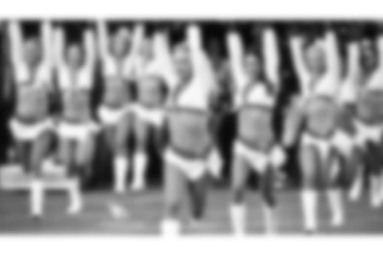 Images of the Cardinals cheerleaders during the Week 14 matchup against Detroit