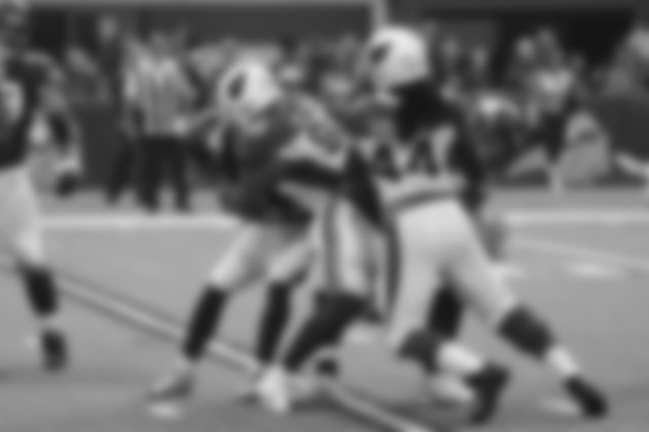 DT Corey Peters with the sack