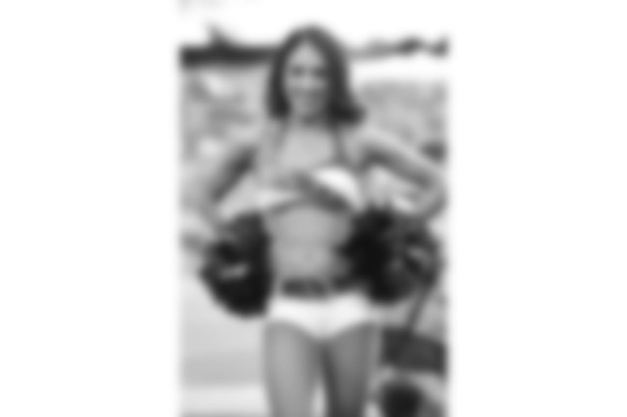 Images of the Cardinals cheerleaders during Sunday's matchup with the Raiders