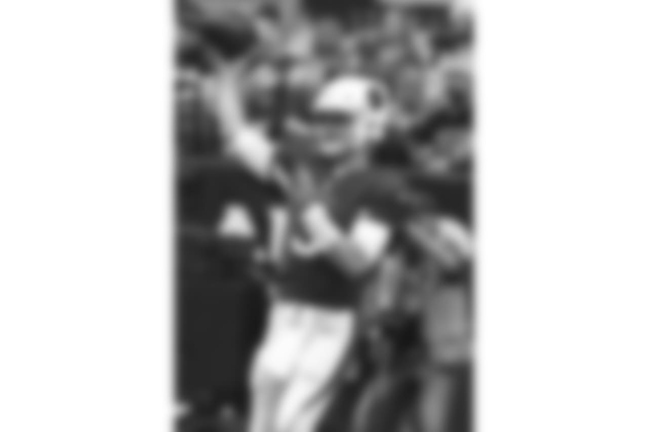 Arizona Cardinals quarterback Josh Rosen warms up prior to an NFL football game against the Chicago Bears, Sunday, Sept. 23, 2018, in Glendale, Ariz.