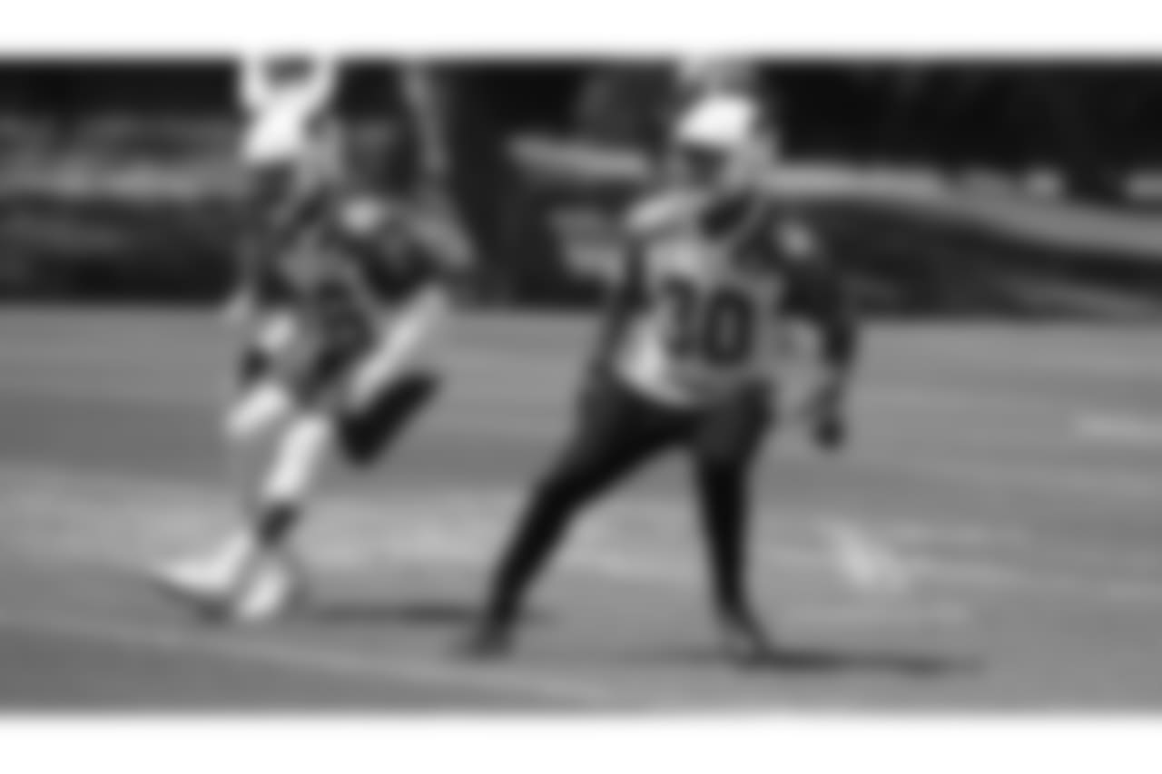 Safeties Budda Baker and Rudy Ford