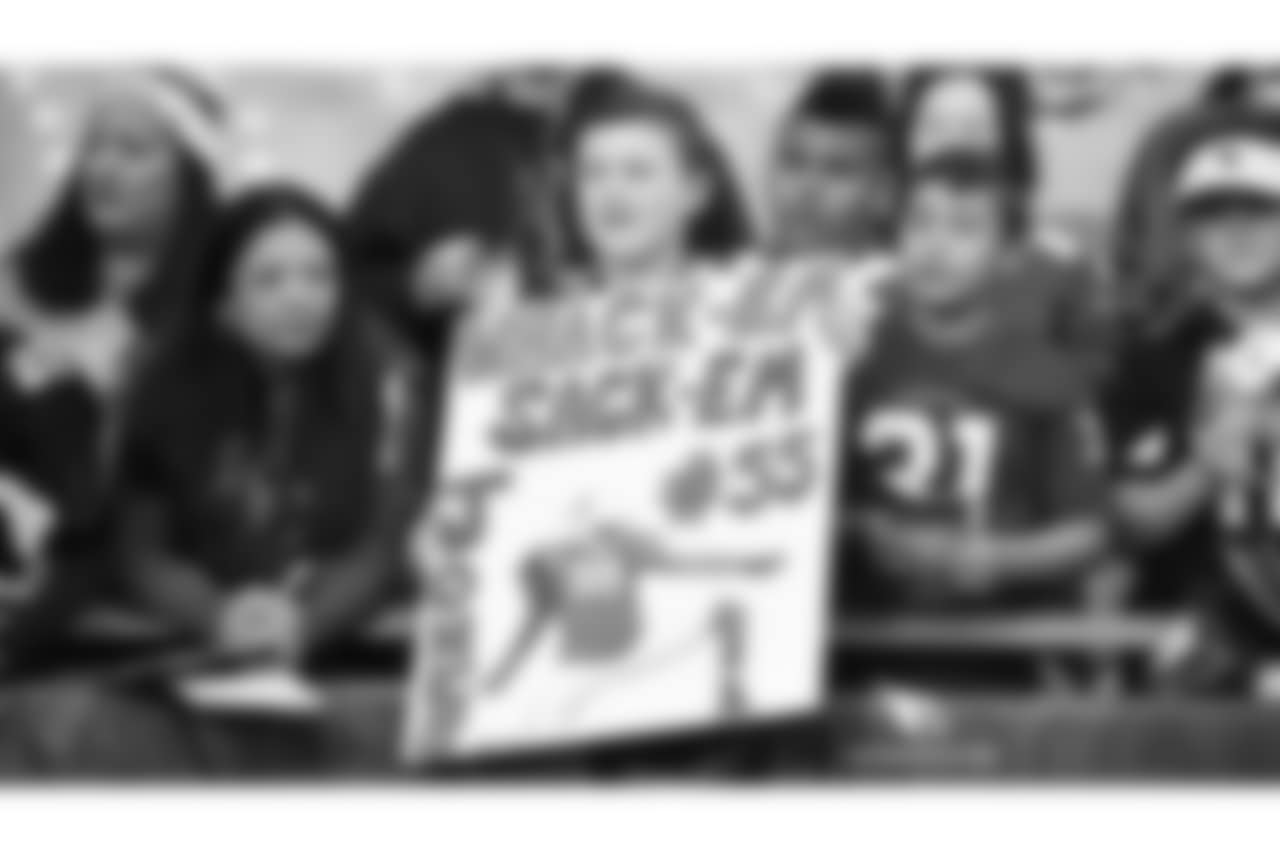 Images of Cardinals fans during the Week 16 contest at State Farm Stadium