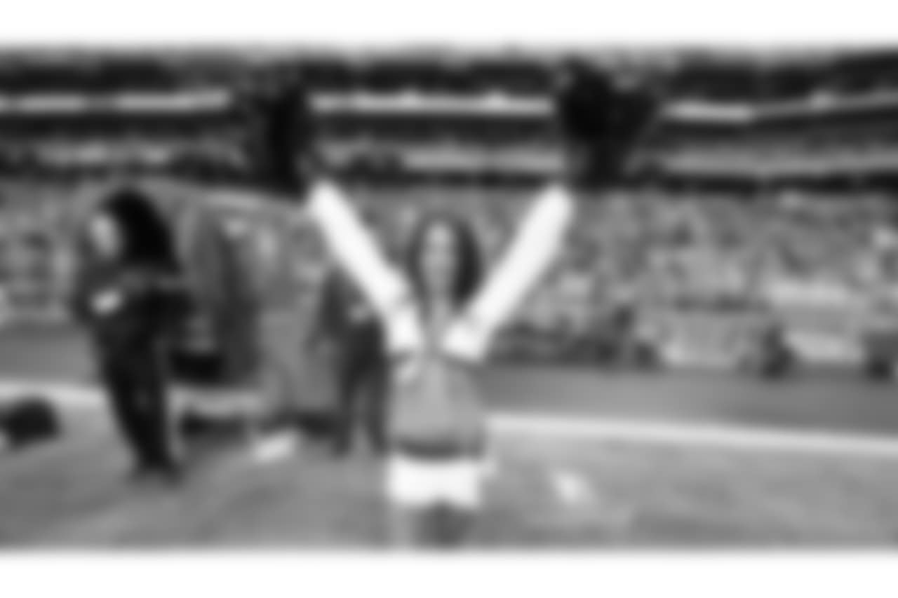 Images of the Cardinals cheerleaders during the Week 14 matchup against Detroit