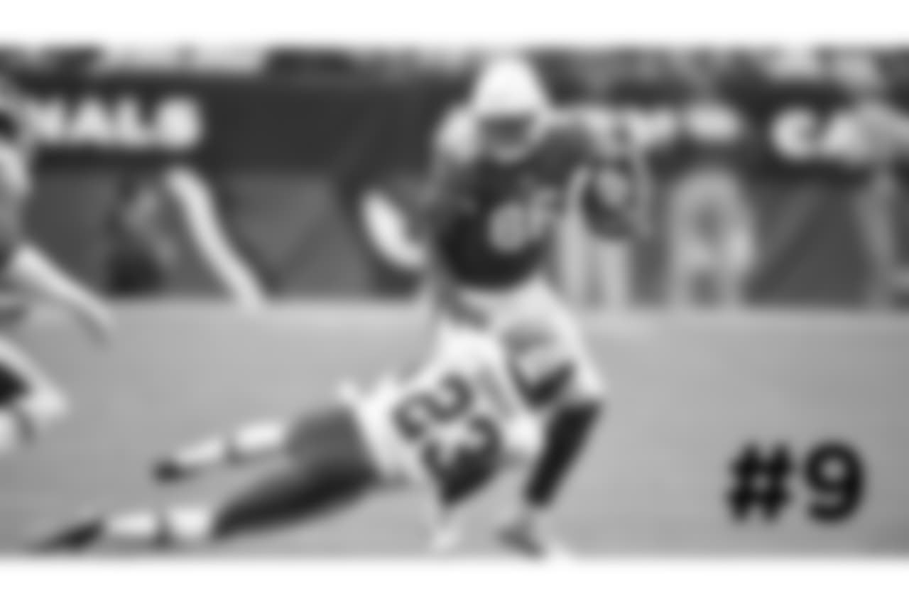 9\. TE Ricky Seals-Jones slips a tackle