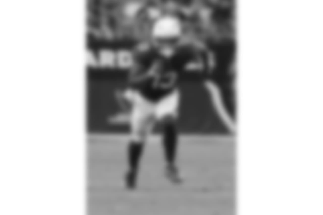 Arizona Cardinals wide receiver Christian Kirk runs a pass route during the second half of an NFL football game against the Chicago Bears, Sunday, Sept. 23, 2018, in Glendale, Ariz.