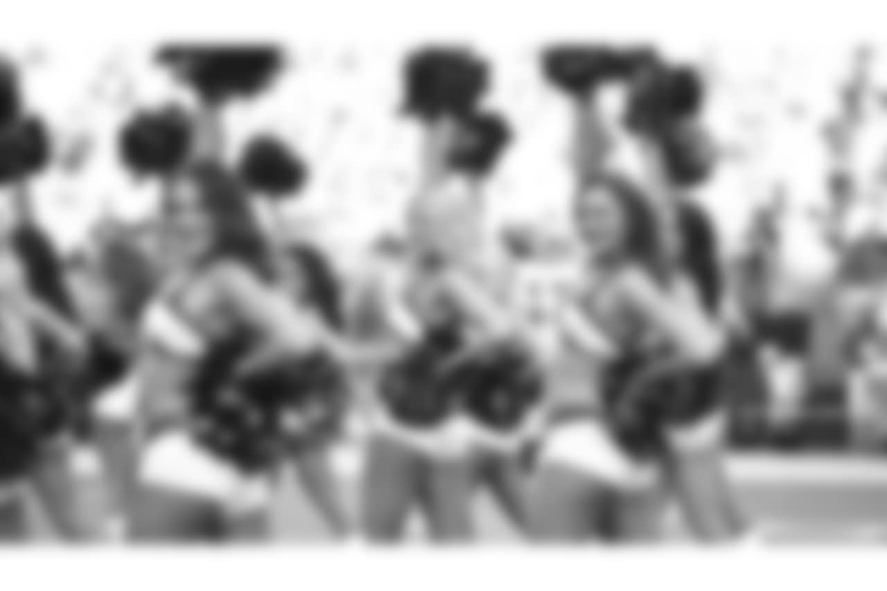 Images of the Cardinals cheerleaders during Sunday's matchup with the Raiders