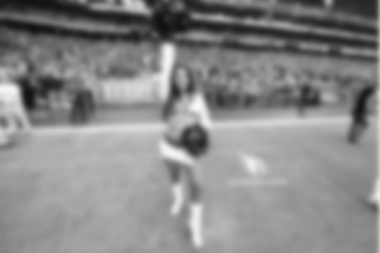 Images of the Cardinals cheerleaders during the season opener against Washington