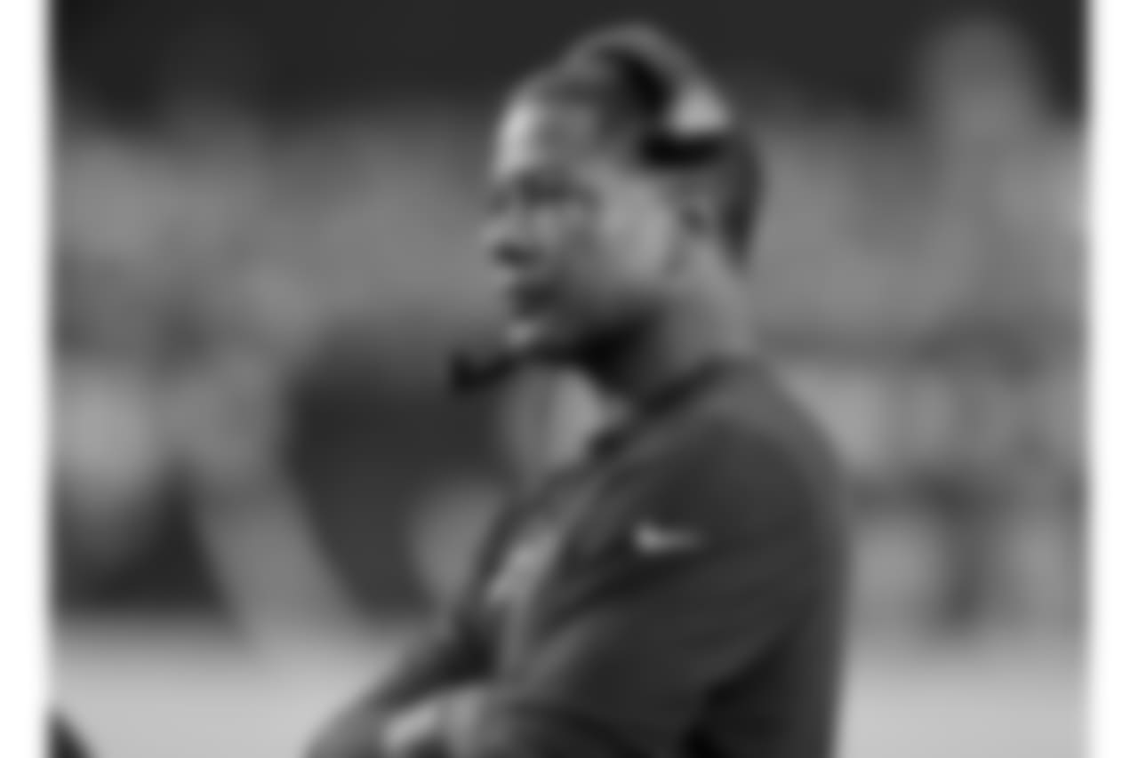 Arizona Cardinals head coach Steve Wilks watches his team during the first half of an NFL football game against the Denver Broncos, Thursday, Oct. 18, 2018, in Glendale, Ariz.