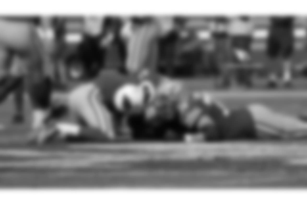 DE Chandler Jones recovers a fumble