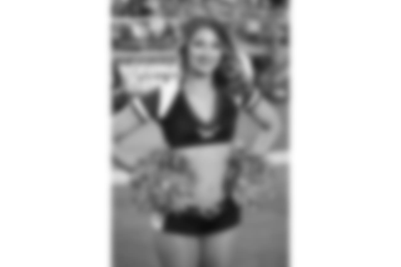 Images of the Cardinals cheerleaders during Thursday night's game against Denver at State Farm Stadium