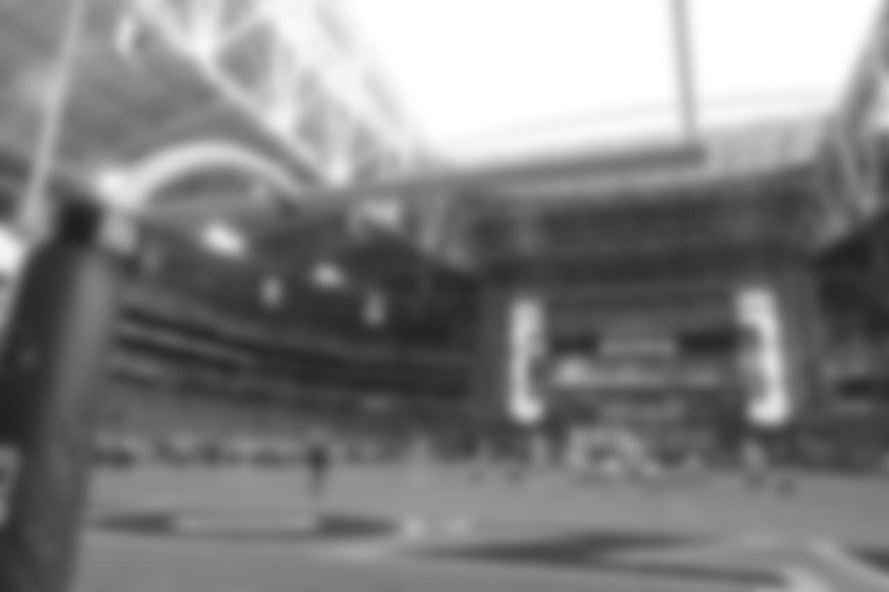 Game action between the Cardinals and Lions at State Farm Stadium