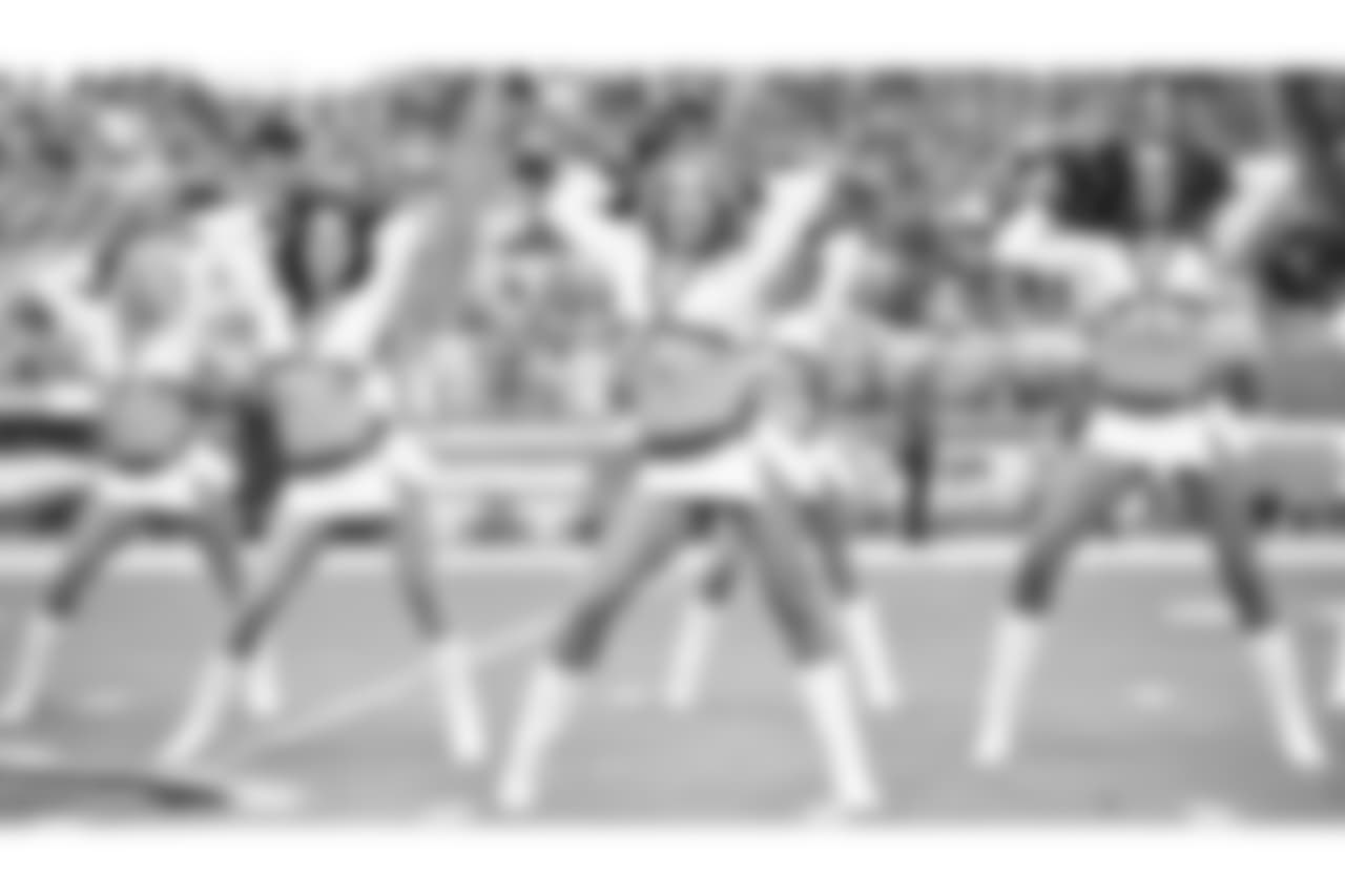 Images of the Cardinals cheerleaders during the Week 14 matchup against Detroit