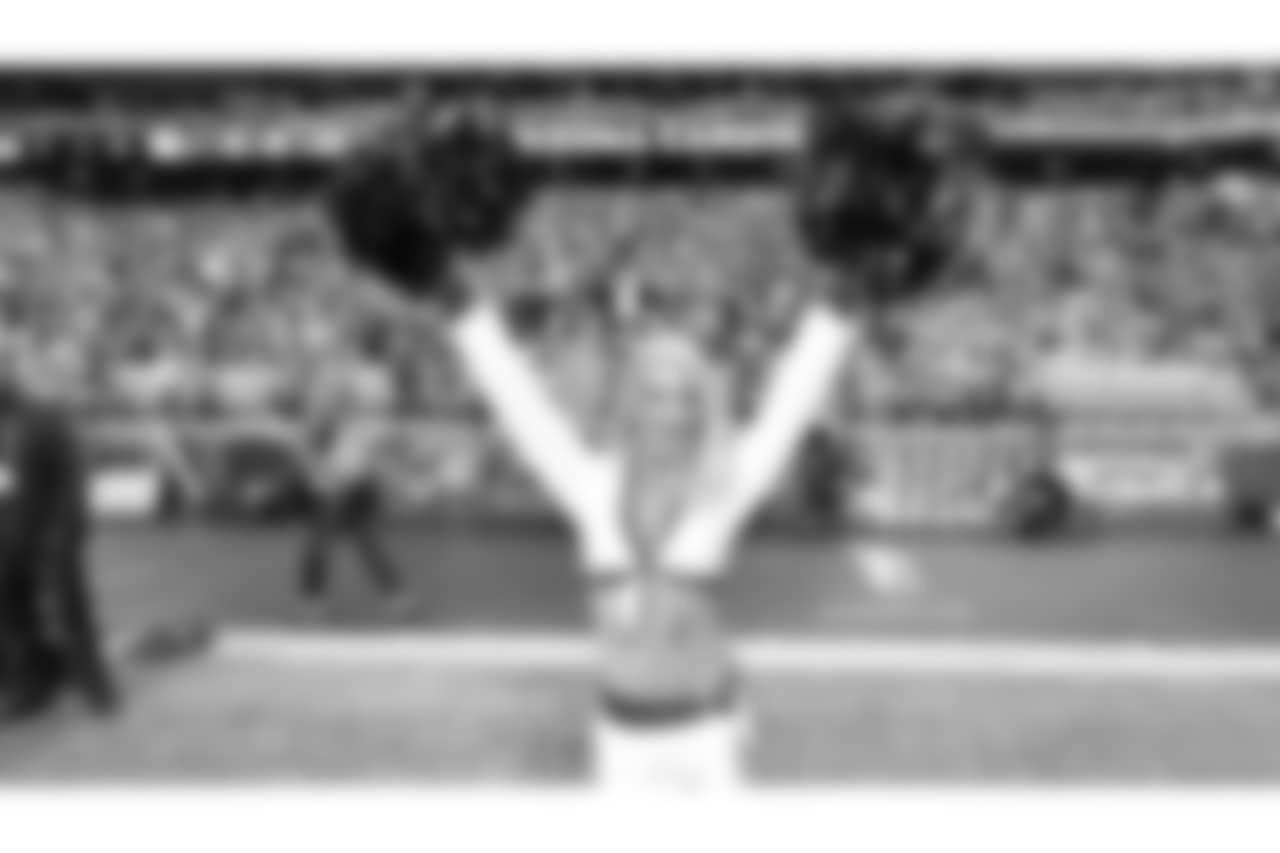 Images of the Cardinals cheerleaders during the Week 14 matchup against Detroit