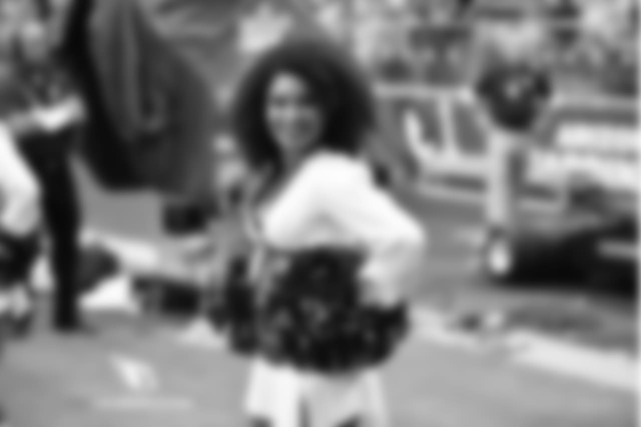 Images of the Cardinals cheerleaders during the season opener against Washington
