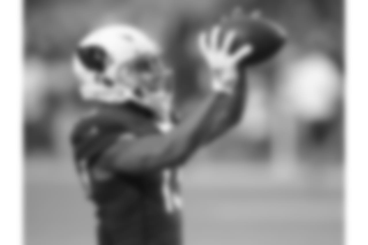 Arizona Cardinals wide receiver Christian Kirk (13) warms up prior to an preseason NFL football game against the Los Angeles Chargers, Saturday, Aug. 11, 2018, in Glendale, Ariz. (AP Photo/Ross D. Franklin)