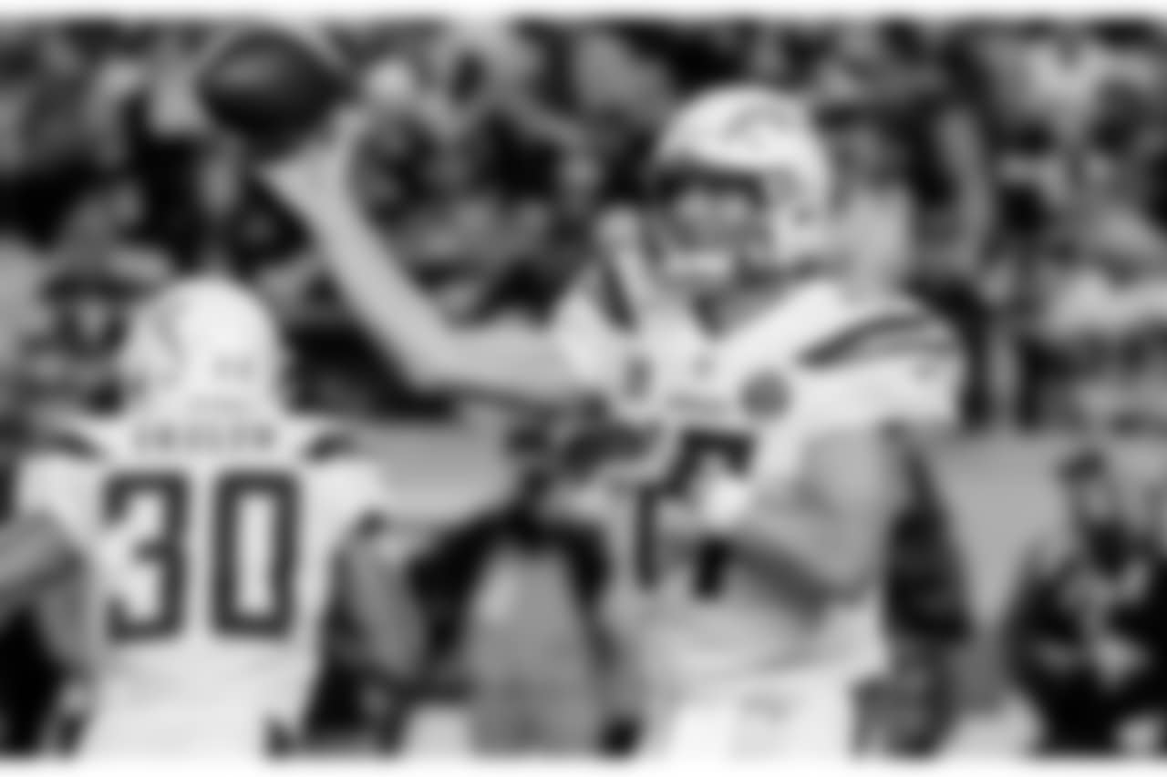 Philip Rivers throws the ball during the Week 13 matchup against the Pittsburgh Steelers.