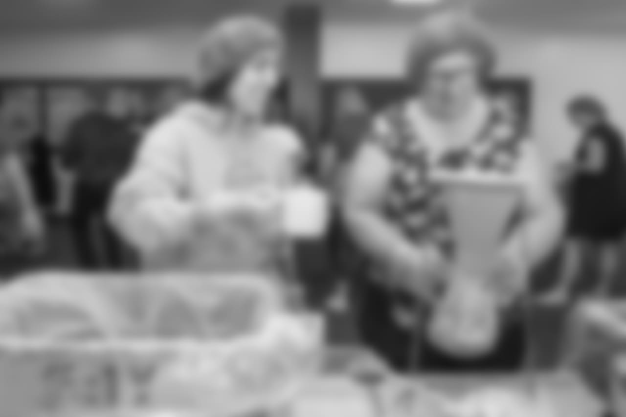 Los Angeles Chargers Community Relations Rise Against Hunger Staff Event at Hoag Performance Center on Tuesday, October 16, 2018.