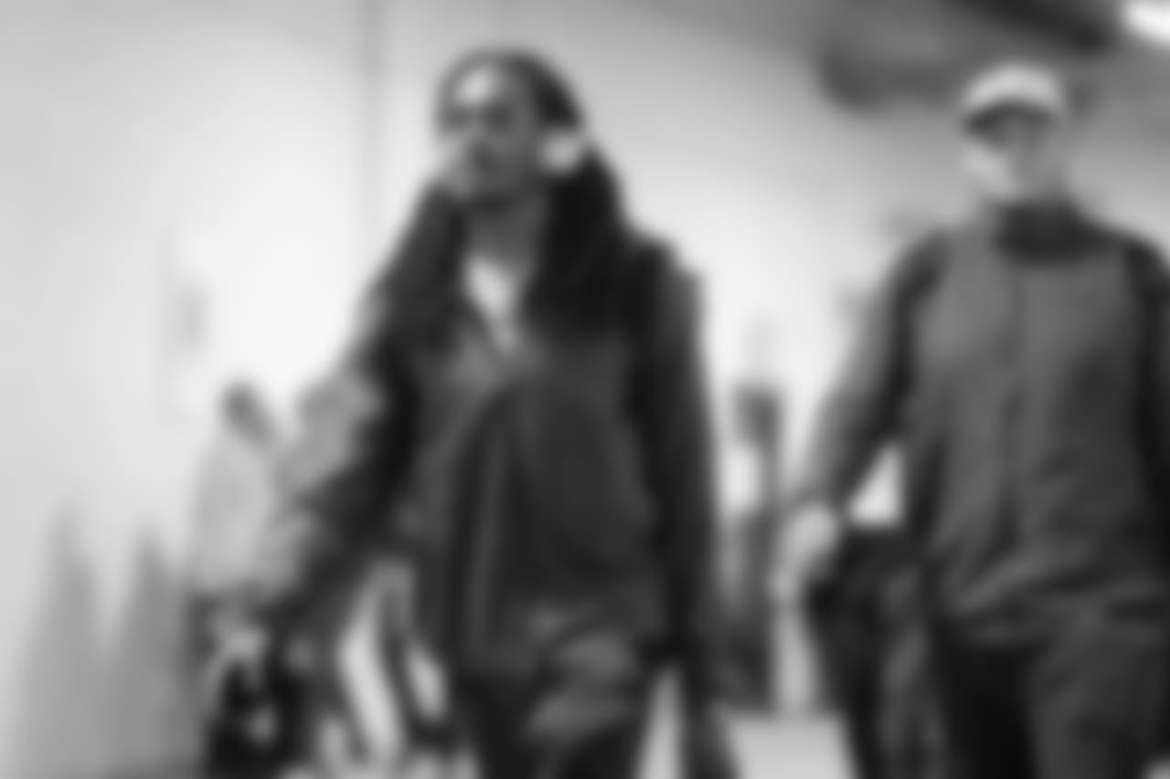 Travis Benjamin arrives at Heinz Field before the Week 13 matchup against the Pittsburgh Steelers.