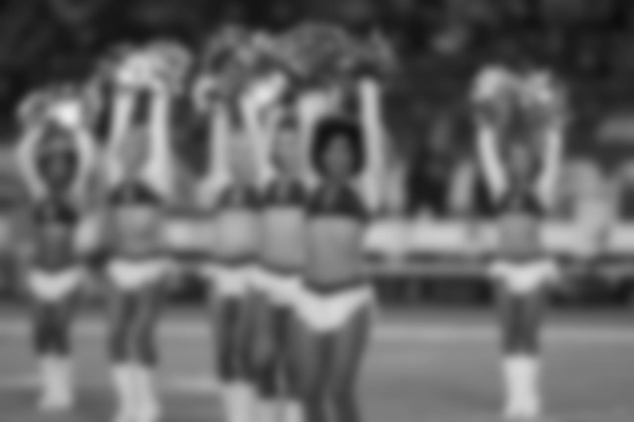 The Charger Girls perform during an NFL football game against the Baltimore Ravens on Saturday, Dec. 22, 2018, in Carson, Calif.