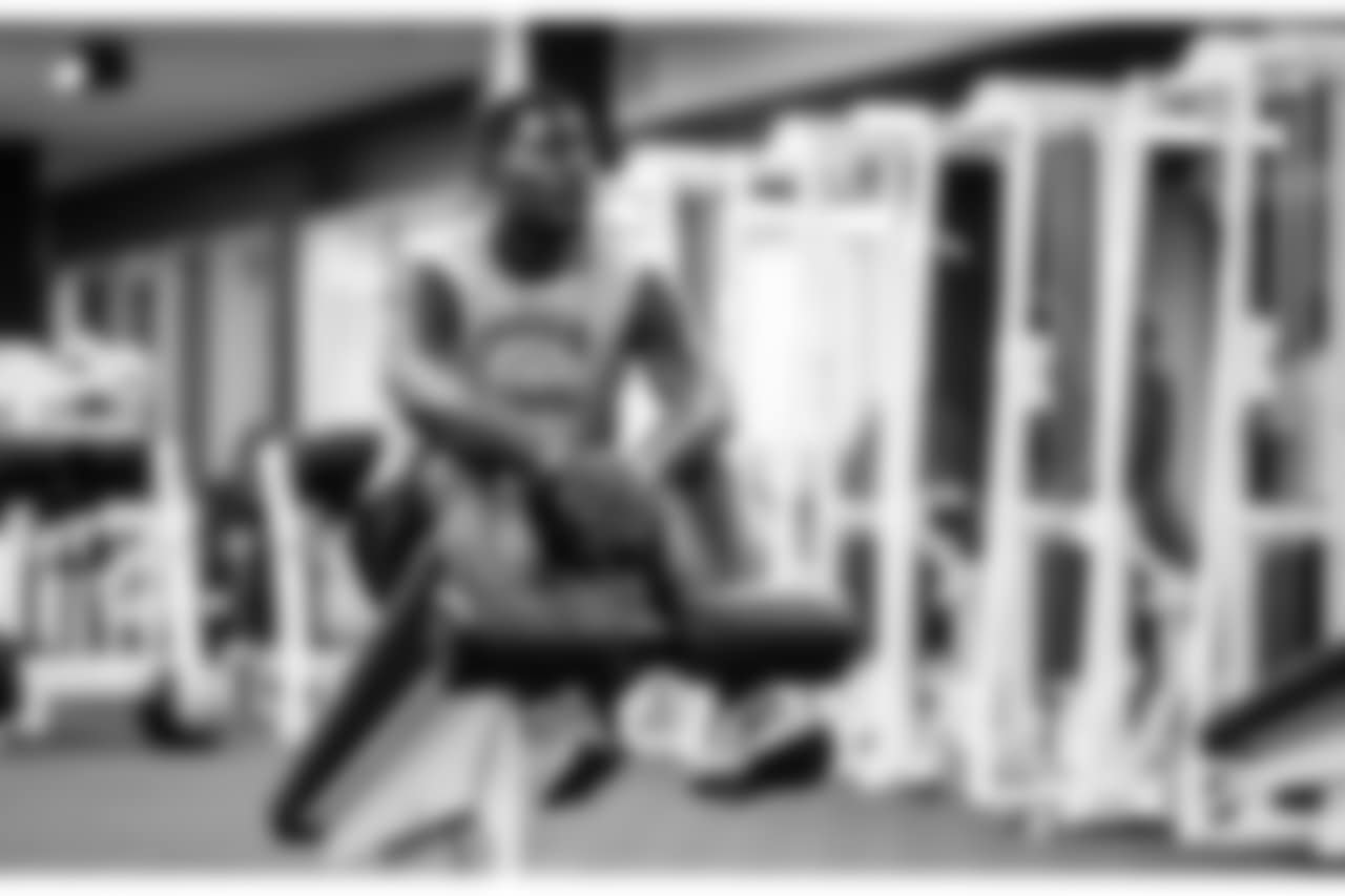 Los Angeles Chargers Weight Room at Hoag Performance Center on Thursday, October 4 2018.