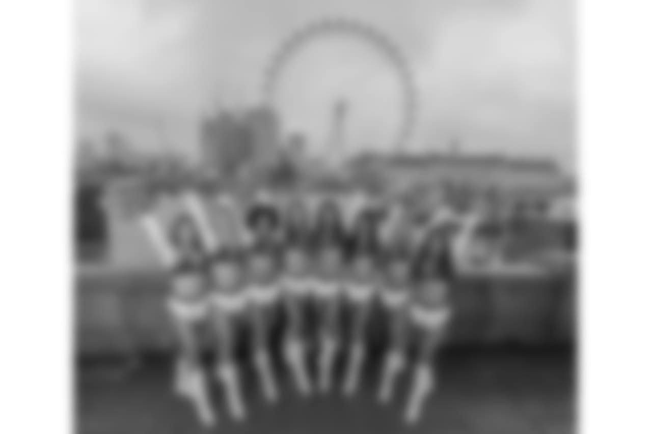 Los Angeles Chargers Cheerleaders tour of London- London Eye
photo: Dave Shopland/ NFLuk