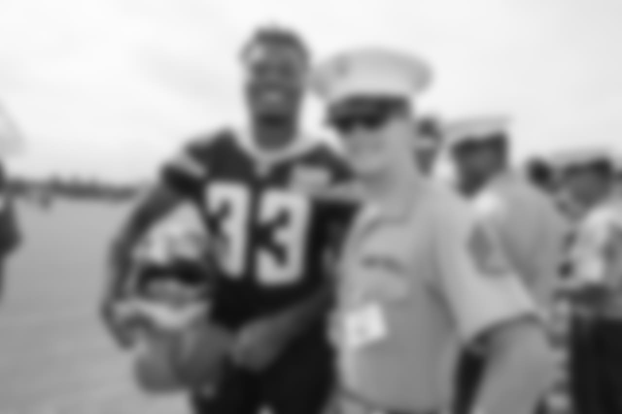 Los Angeles Chargers Community Relations Boots and Bolts at Hoag Performance Center on Friday September 28, 2018.