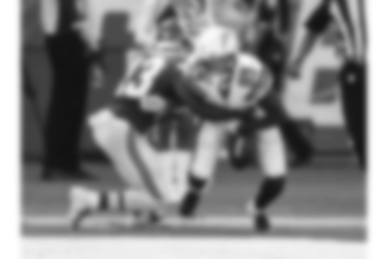 Kansas City Chiefs wide receiver De'Anthony Thomas (13) forces a fumble