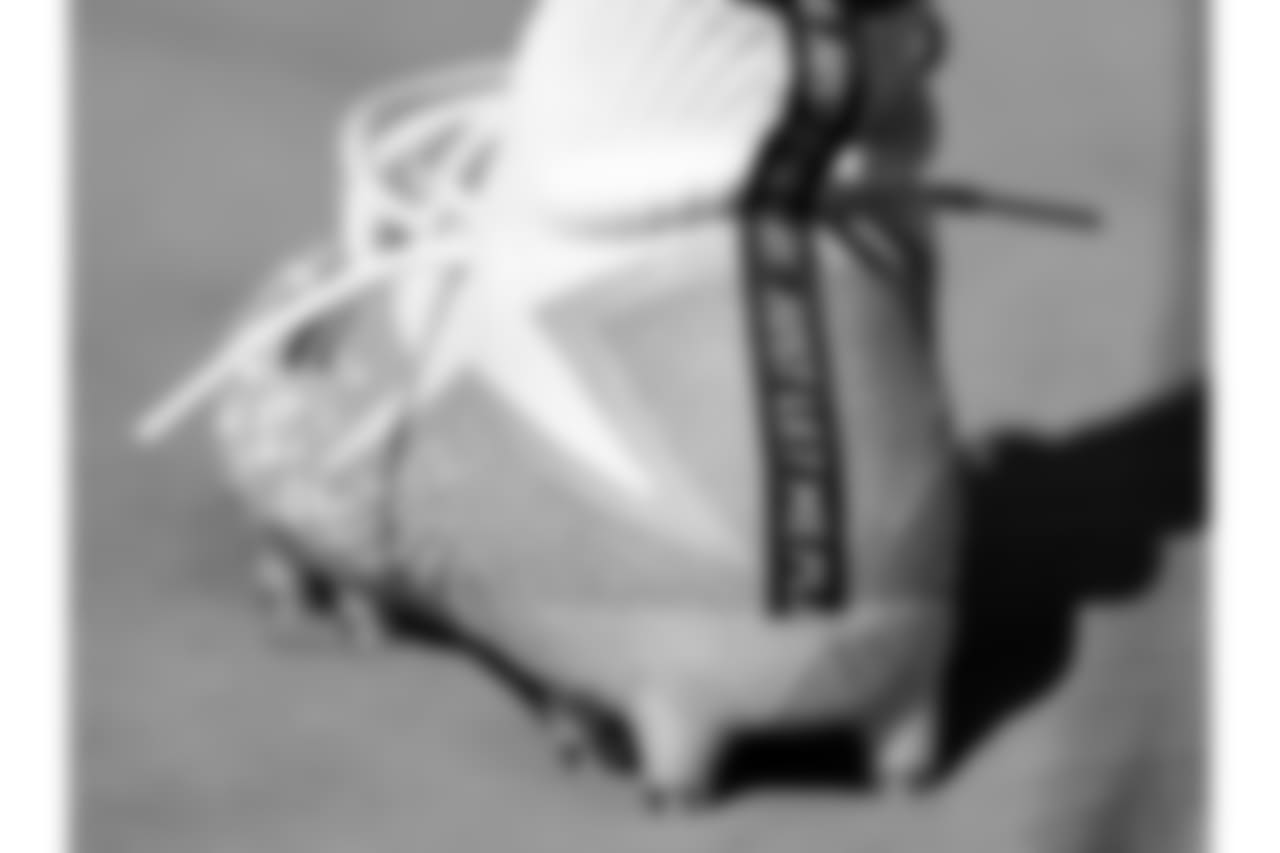 Patrick Mahomes' cleats before the game
