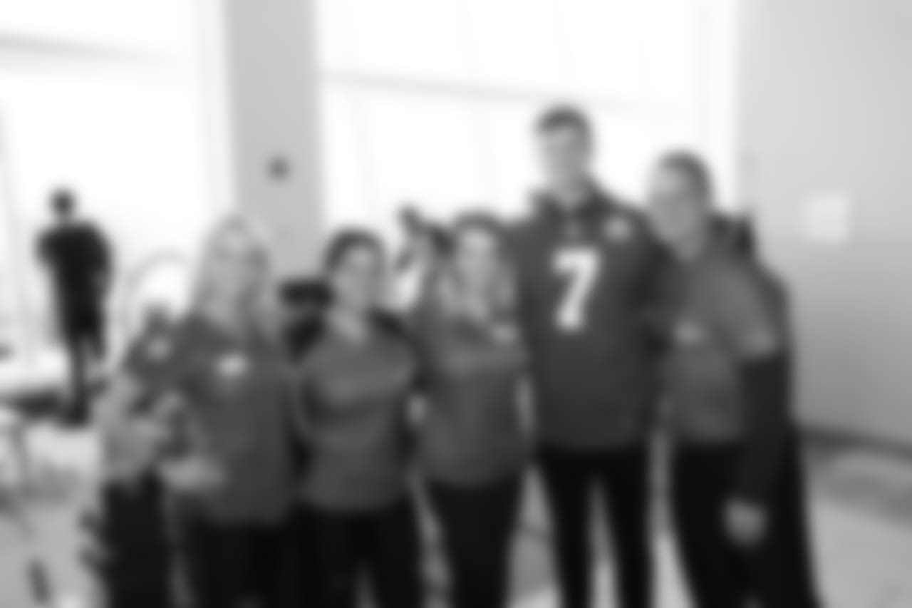 Photos from Dustin Colquitt's Team Smile Event today at Arrowhead