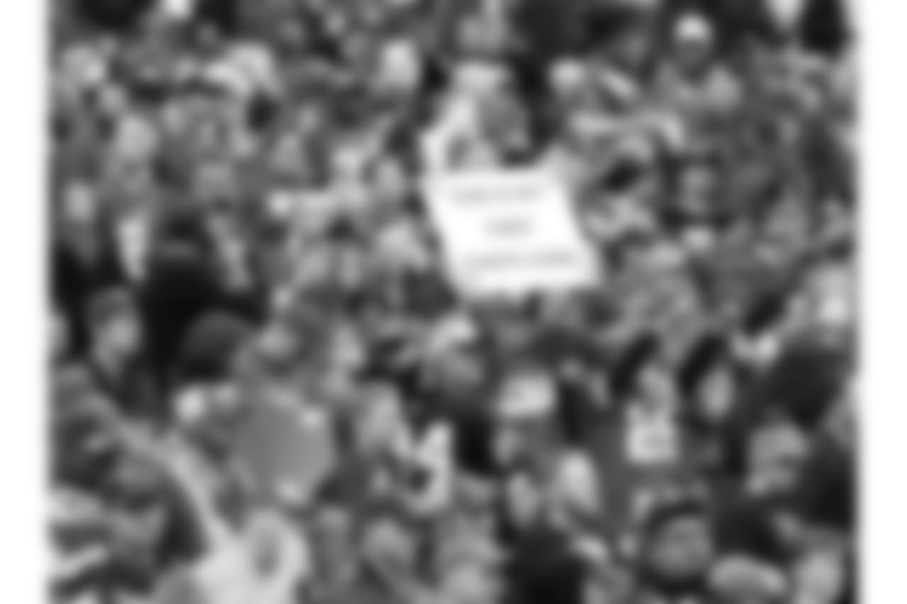 Kansas City Chiefs fans during the Chiefs vs Raiders game on December 14, 2014