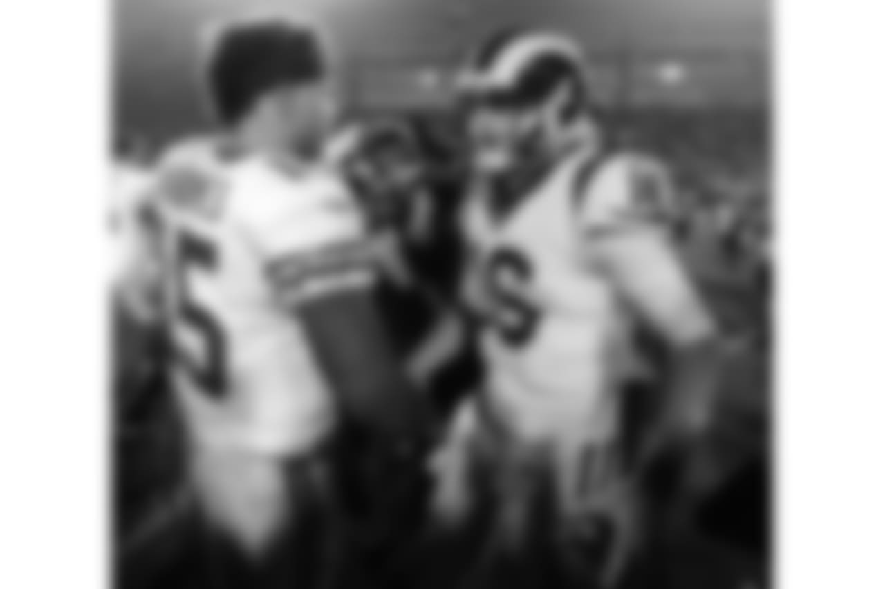 Kansas City Chiefs at Los Angeles Rams at Los Angeles Memorial Coliseum on November 19, 2018