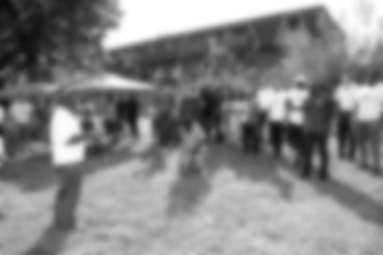Players and executives attend a fishing event organized by De'Athony Thomas