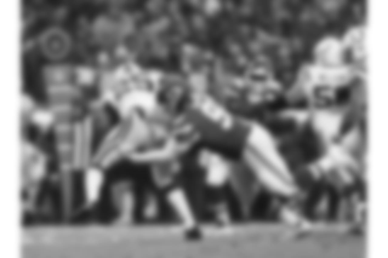 Kansas City Chiefs vs Indianapolis Colts at Arrowhead Stadium on January 12, 2019.