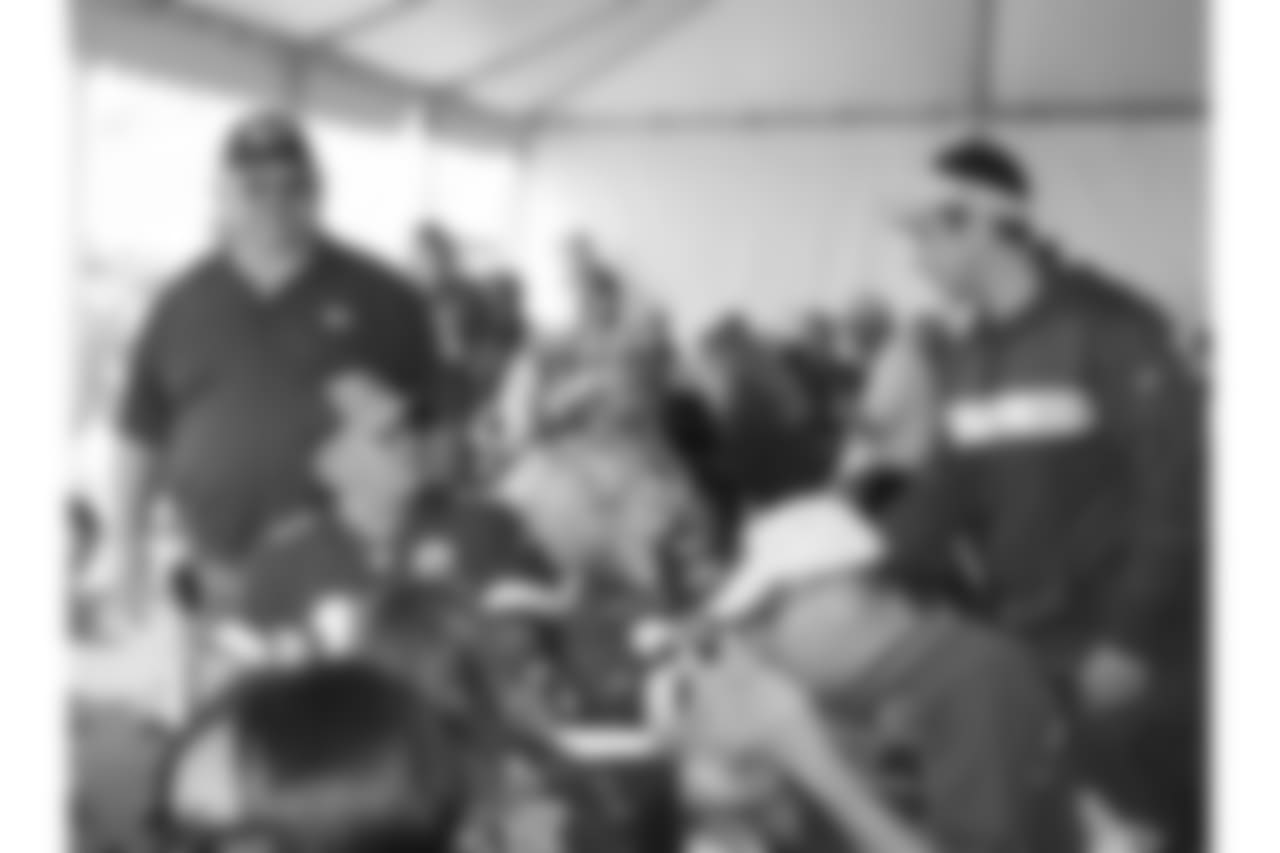 Chiefs Season Ticket Members were treated to a special tailgate following Sunday's practice at Chiefs Training Camp at Missouri Western State University in St Joseph, Missouri