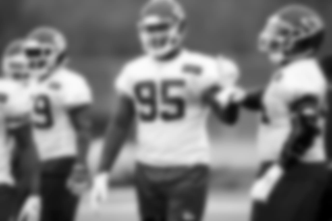Kansas City Chiefs defensive tackle Chris Jones (95) during practice on 10/4/18