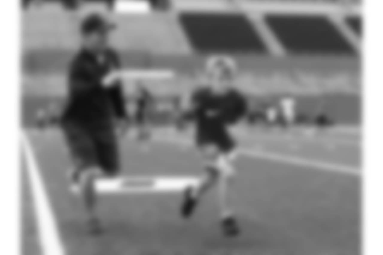 The Gatorade Junior Training Camp was held at the Spratt Memorial Stadium Complex on the campus of Missouri Western State University during the Chiefs Training Camp practice on Saturday July 28, 2018.