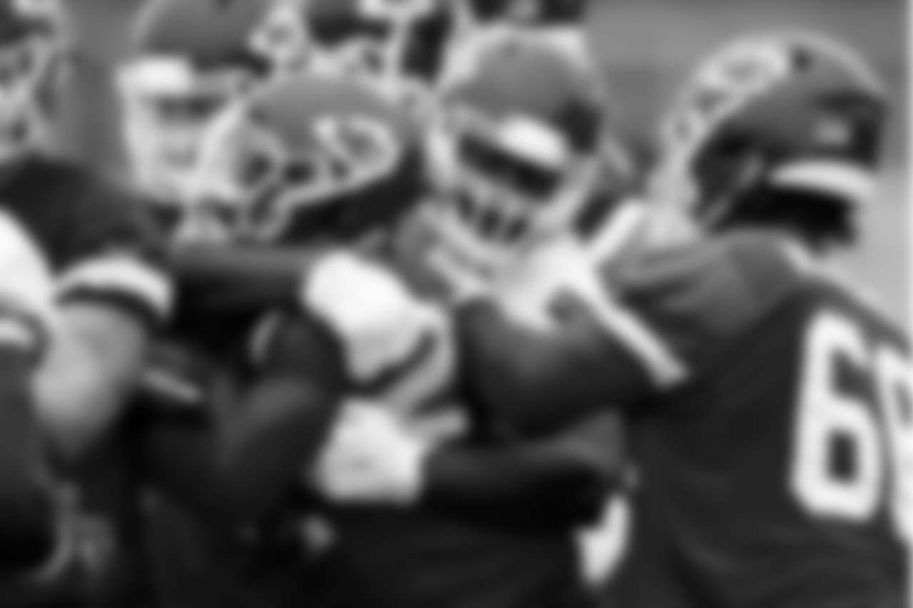 Kansas City Chiefs defensive tackle Chris Jones (95) during practice on 10/4/18