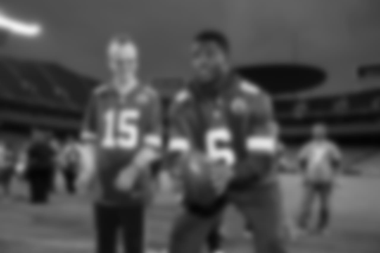 Athletes from Special Olympics KC, Special Olympics MO and YMCA Challenger received a customized locker room name plate and Chiefs jersey. Athletes then participated in a Football Fantasy Camp with Chiefs Rookies.