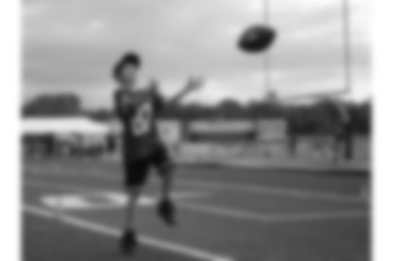 The Gatorade Junior Training Camp was held at the Spratt Memorial Stadium Complex on the campus of Missouri Western State University during the Chiefs Training Camp practice on Saturday July 28, 2018.