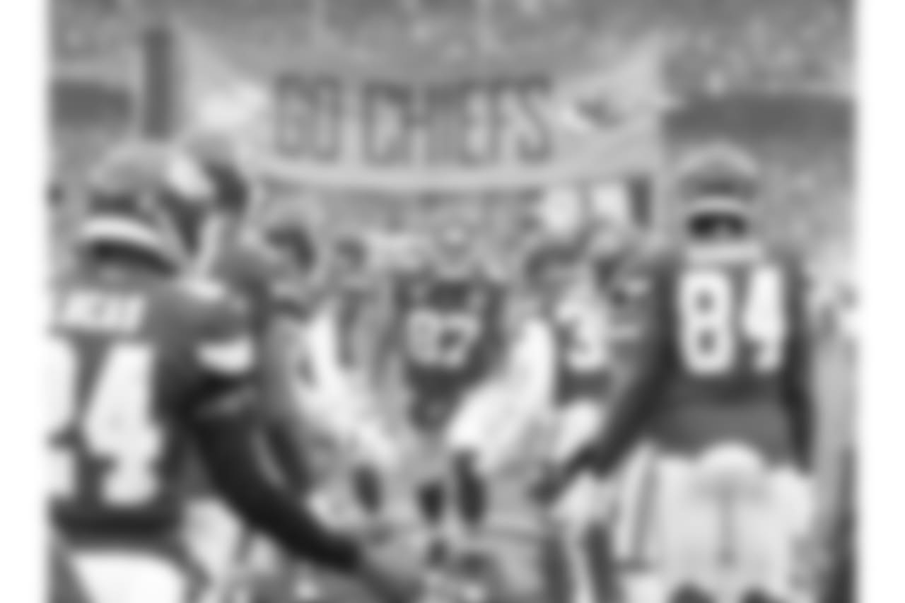 Kansas City Chiefs vs Indianapolis Colts at Arrowhead Stadium on January 12, 2019.