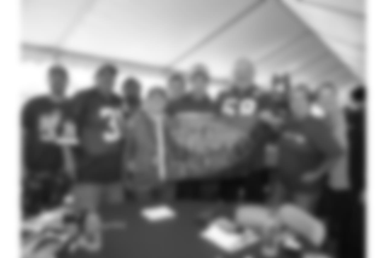 Chiefs Season Ticket Members were treated to a special tailgate following Sunday's practice at Chiefs Training Camp at Missouri Western State University in St Joseph, Missouri