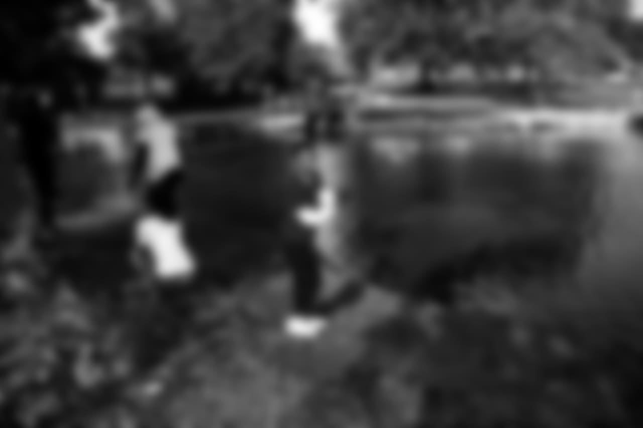Players and executives attend a fishing event organized by De'Athony Thomas