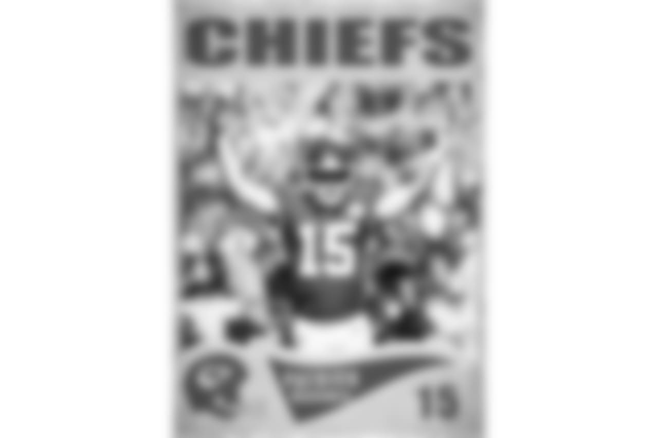 Kansas City Chiefs quarterback Patrick Mahomes (15)