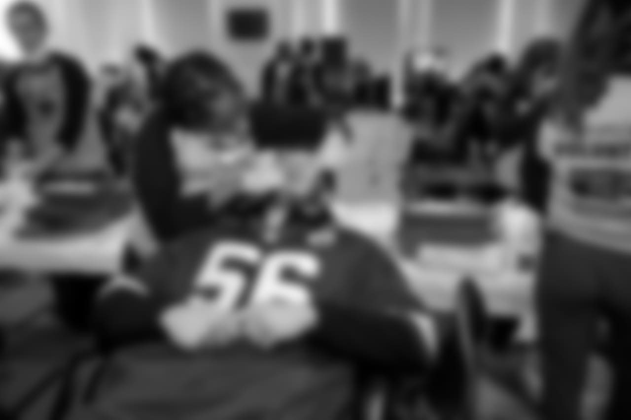 Photos from Dustin Colquitt's Team Smile Event today at Arrowhead