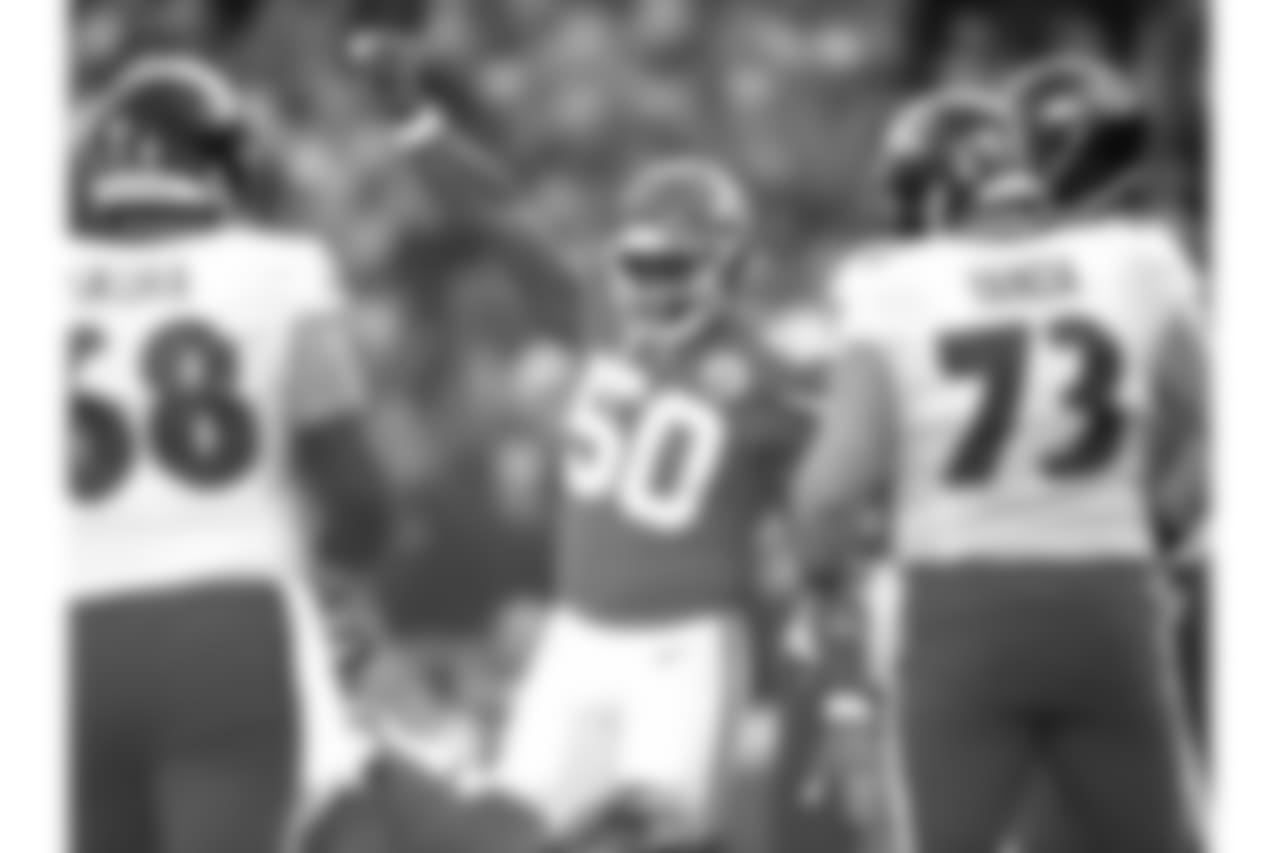 Baltimore Ravens vs Kansas City Chiefs at Arrowhead Stadium, Kansas City, Missouri on December 9, 2018.