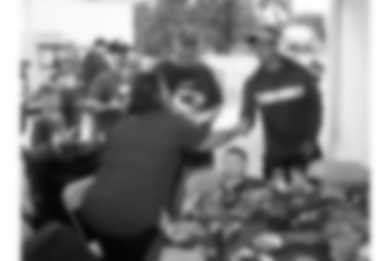 Chiefs Season Ticket Members were treated to a special tailgate following Sunday's practice at Chiefs Training Camp at Missouri Western State University in St Joseph, Missouri