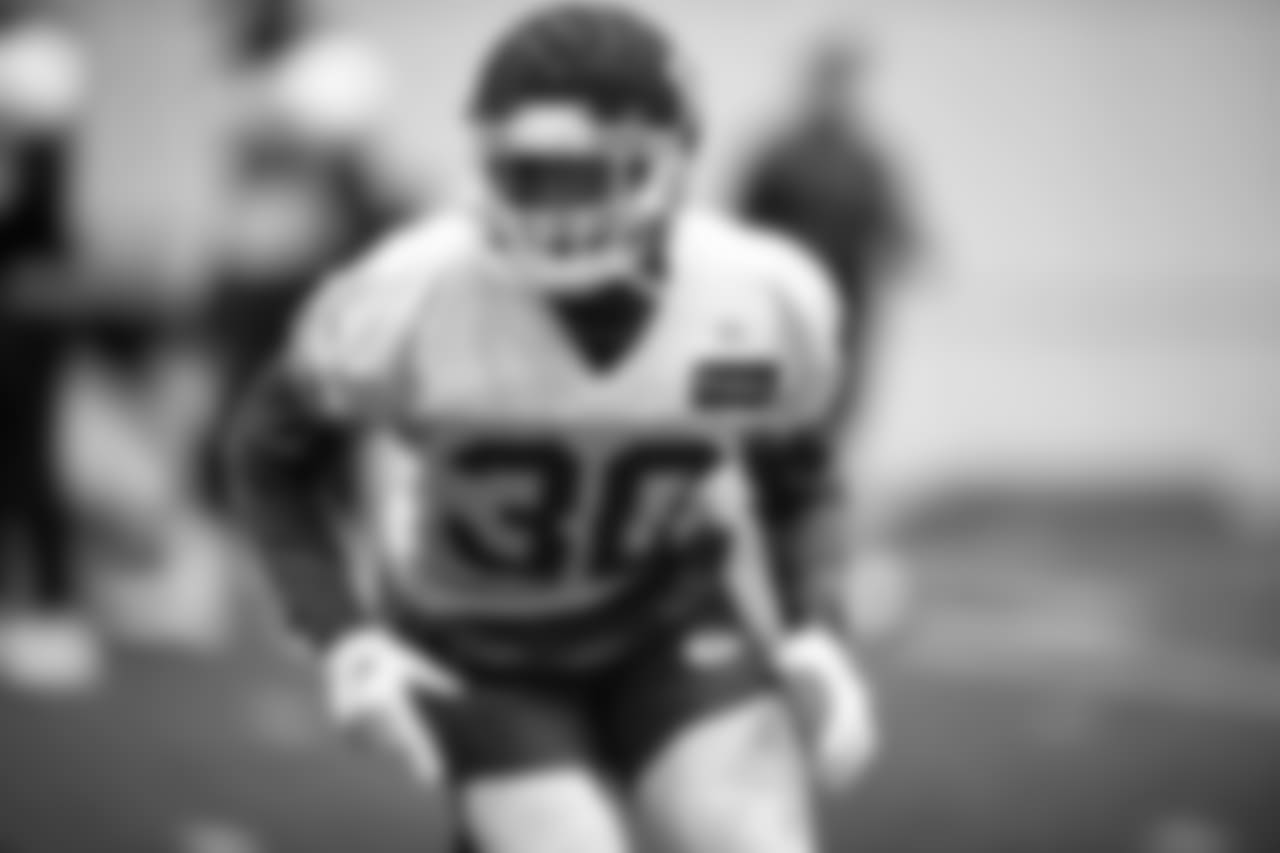 Josh Hawkins during practice on 11/28/18
