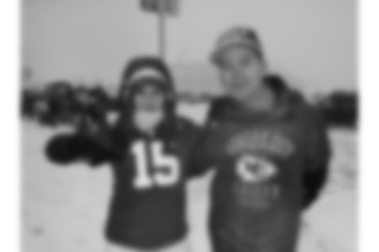 Kansas City Chiefs vs Indianapolis Colts at Arrowhead Stadium on January 12, 2019.